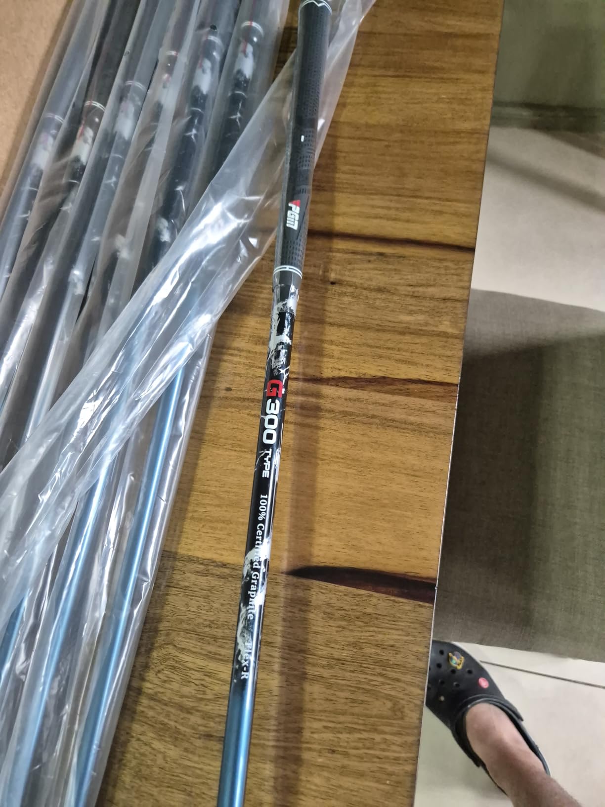 PGM 7 Piece Men's Golf Iron Set - Forgiving Design Sets with Graphite Shaft - 5 to 9 PW SW customer photo 2