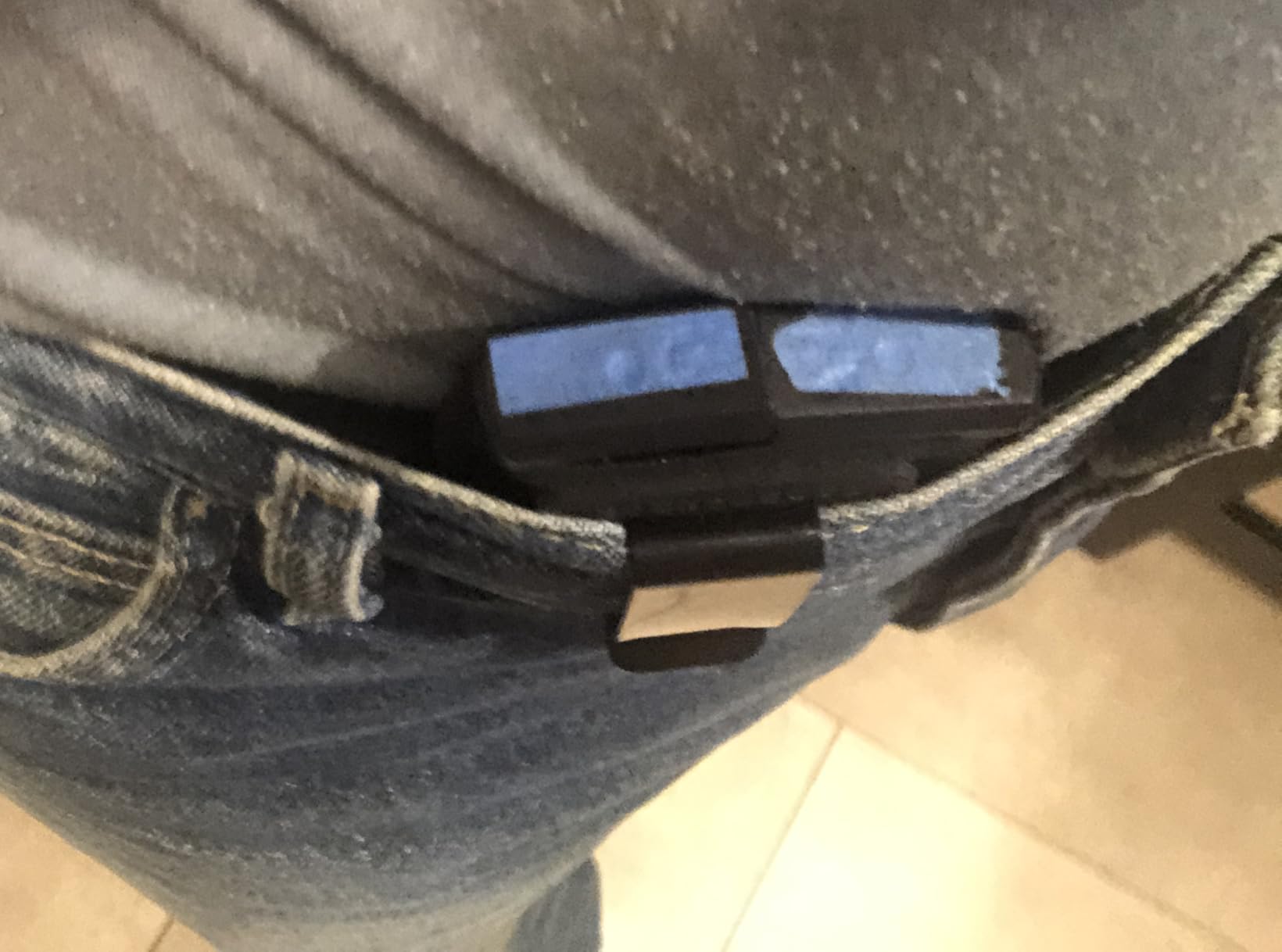2 Pack Universal Magazine IWB Pouch Concealed Carry 9mm .40 .45 .380 .357, Mag Holster for S&W M&P Sig Sauer Ruger Glock, Handgun Ammo Gun Ammunition Holsters customer photo 2