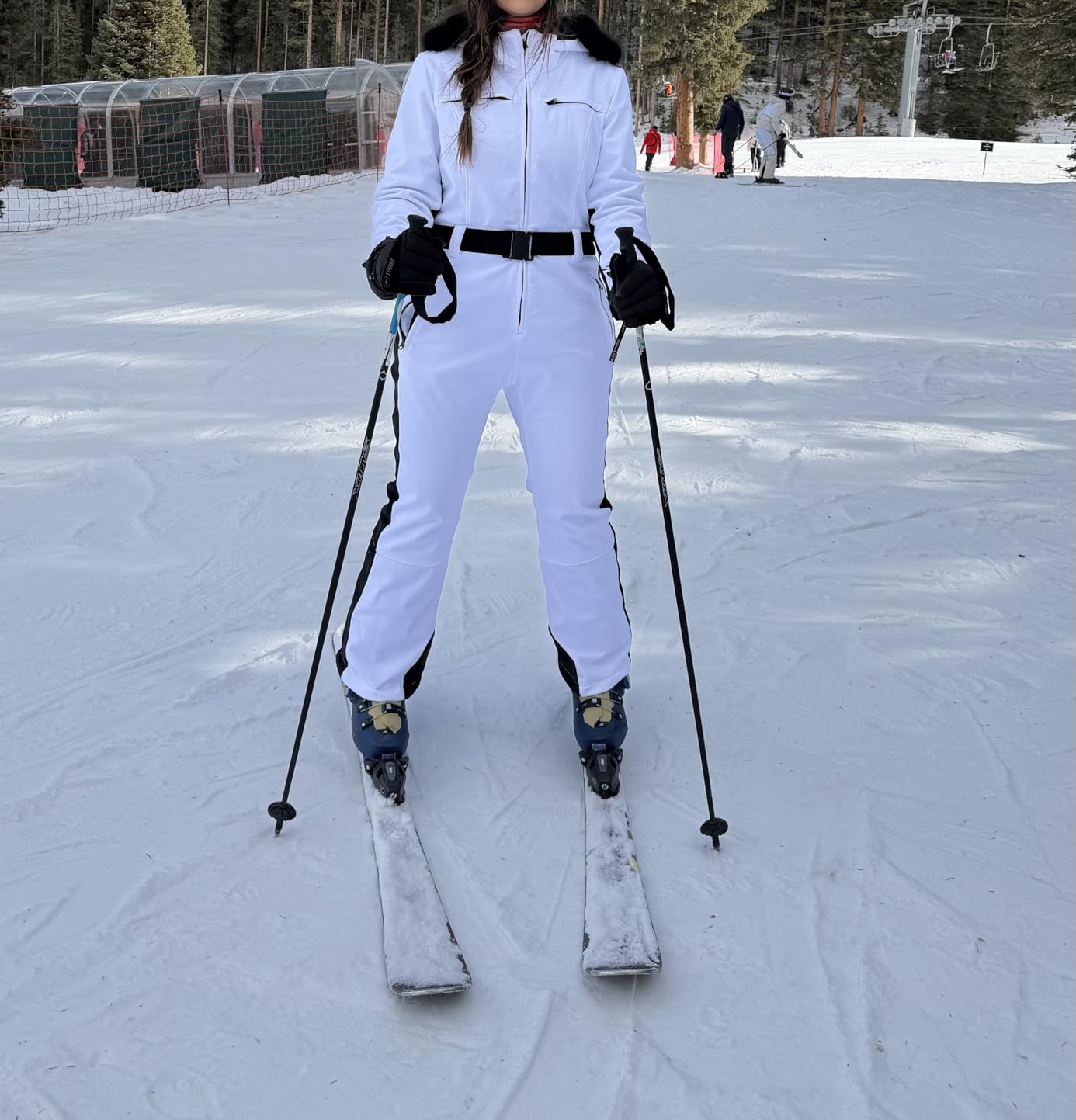 Womens Ski Suit One Piece Snowsuit Onesie Waterproof Windproof Ski Jacket Snowboard Sports Slim Jumpsuits Outerwear customer photo 2