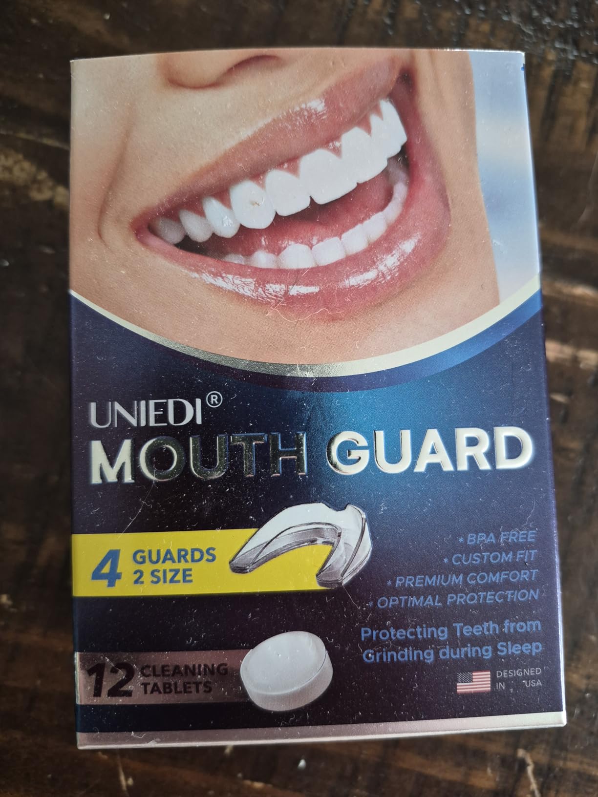 Mouth Guard for Grinding Teeth at Night: Moldable Sleeping Mouthguards for Grinding & Clenching - Custom Fit Nighttime Guards for Adults with 12 Cleaning Tablets customer photo 1