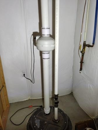 3 inch Radon Mitigation System Kit, 2 speed Radon Fan 240/170CFM with 3 to 3 inch rubber couplings and air pressure indicator, fits 3