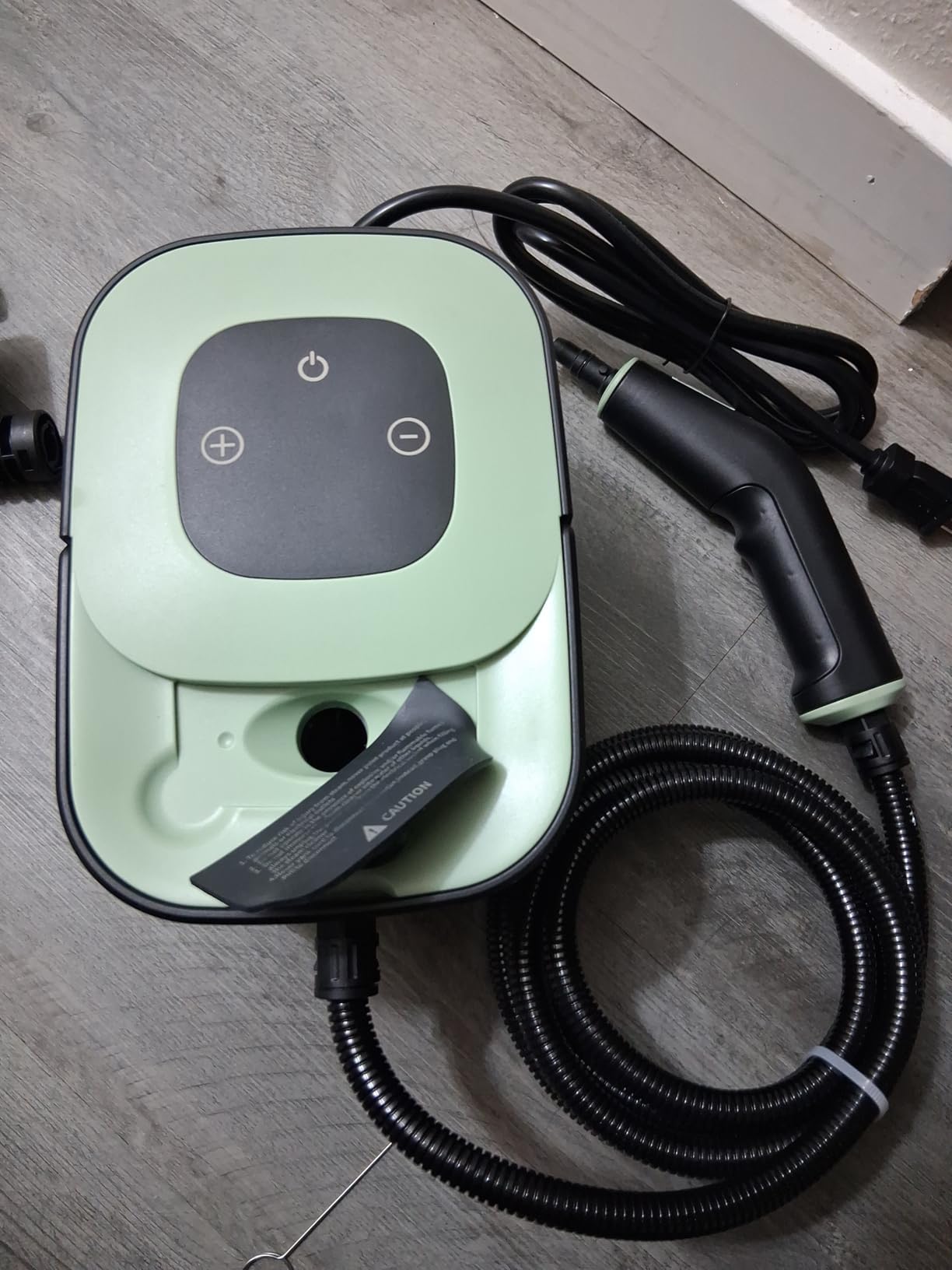 Steam Cleaner, Portable Steamer for Cleaning with 16pcs Accessories, 6-Level Adjustable and 15s Heat-Up, Handheld Steam Cleaner for Home, Tile, Dirt, Grout, Grease, Car Detailing customer photo 2