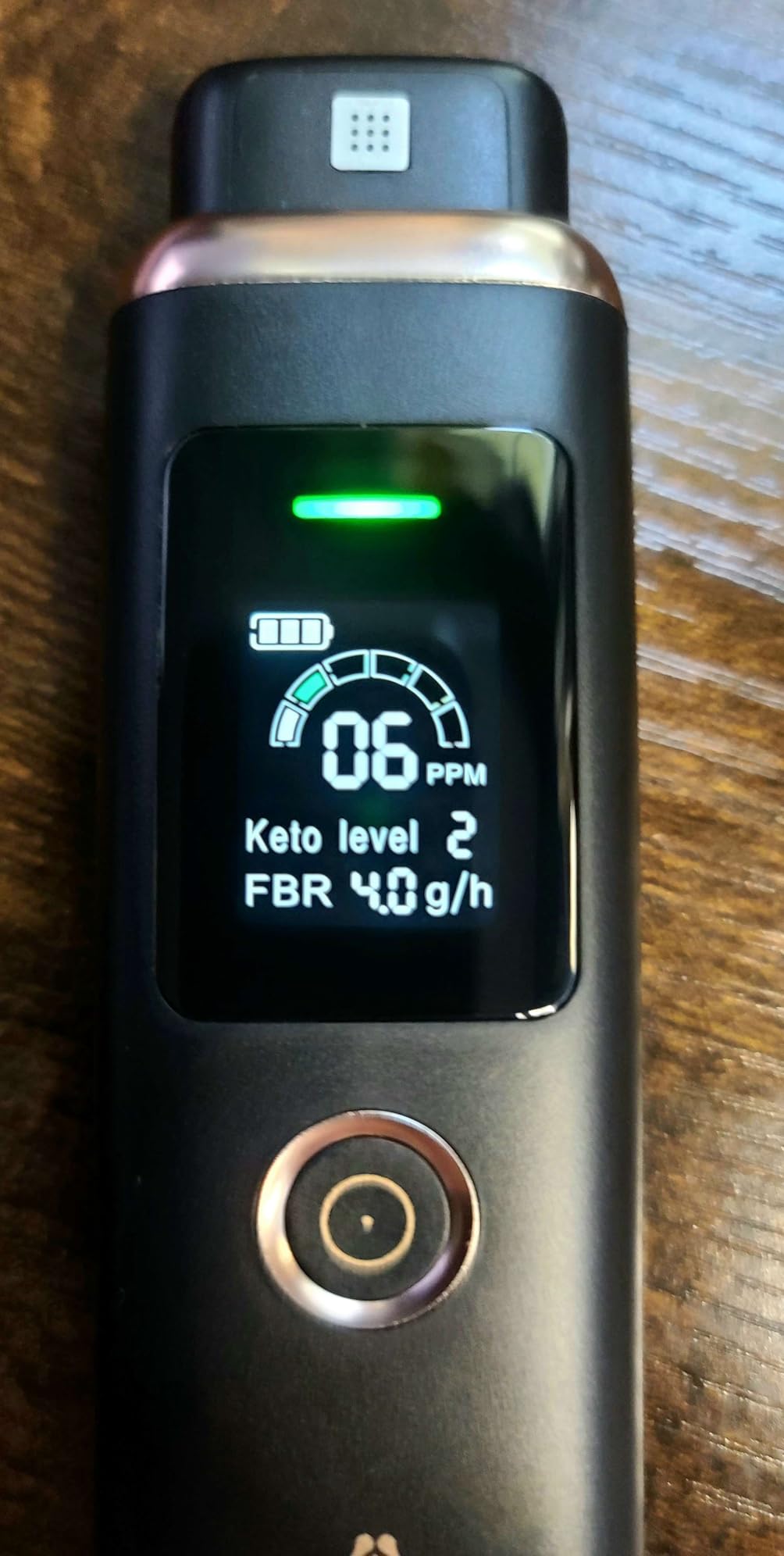Professional Ketosis Meter Accuracy Ketosis Breath Analyzer Upgraded Ketone Breath Monitors Analyzer for Tracking Your Ketones - Breath Ketosis Tester for Keto Lifestyle & Fitness Goals customer photo 1
