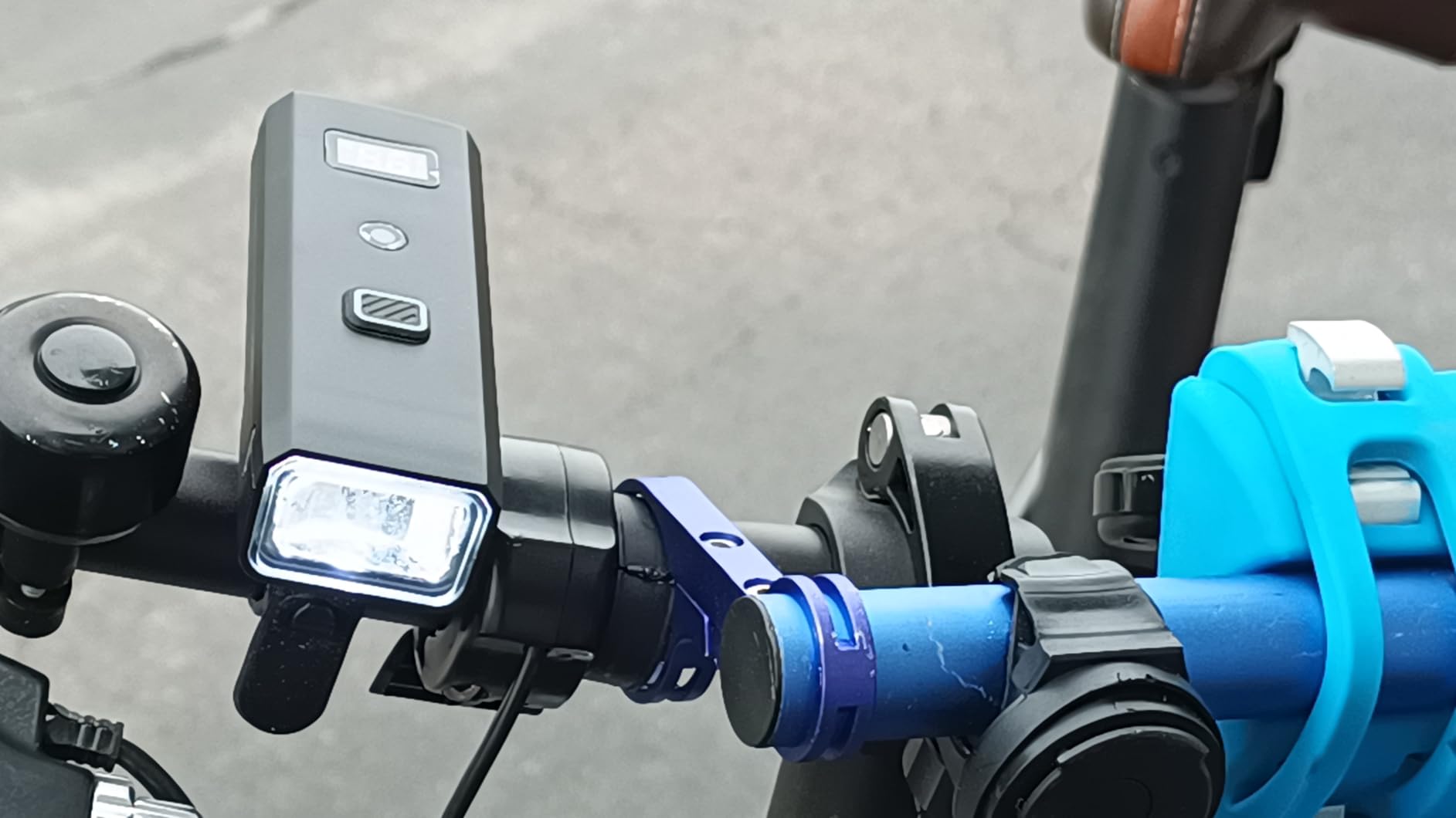 DARKBEAM Bike Light, High Lumens Super Bright Bicycle Front Headlight USB Rechargeable, Waterproof Cycling Lights 4-Mode for Night Riding, Road, Mountain, Safety, with LED Display & Light Sensor customer photo 1