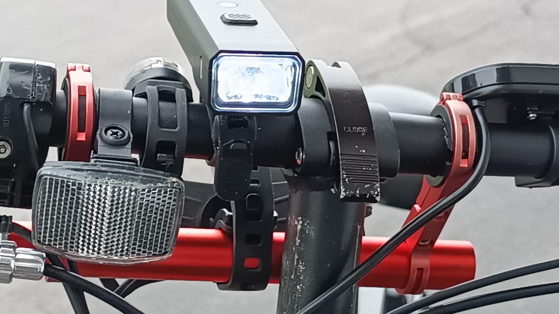 DARKBEAM Bike Light, High Lumens Super Bright Bicycle Front Headlight USB Rechargeable, Waterproof Cycling Lights 4-Mode for Night Riding, Road, Mountain, Safety, with LED Display & Light Sensor customer photo 2