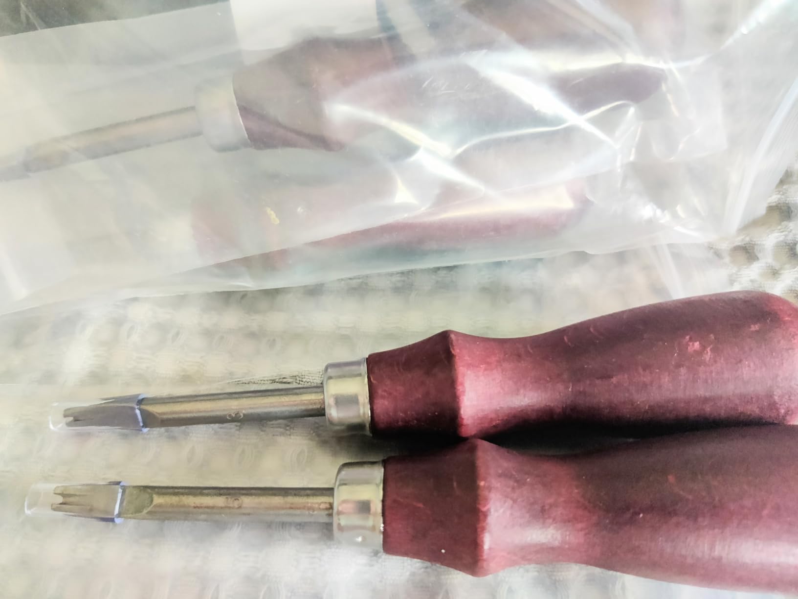 4 PCS Leather Edge Bevelers - Leather Beveler Tool for Edge Finishing and DIY Leathercraft (0.8mm, 1mm, 1.5mm, 2mm) customer photo 1