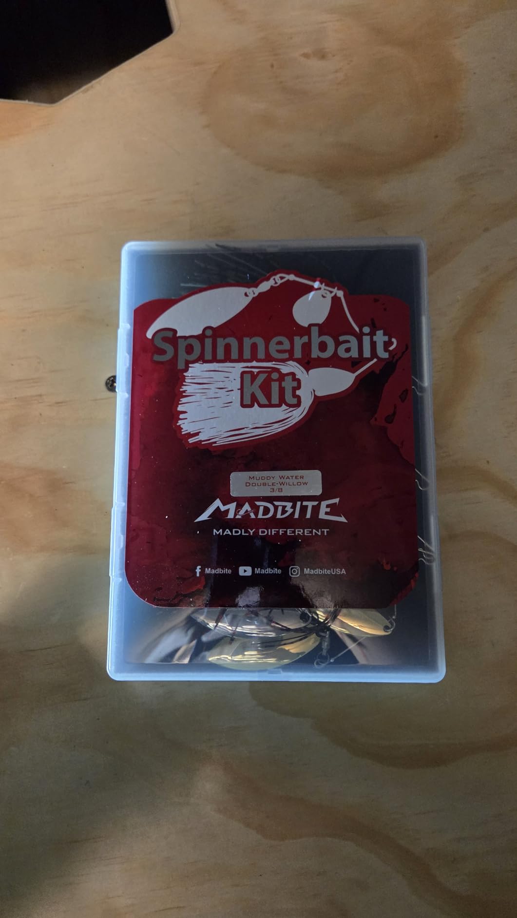 MadBite by KastKing Spinnerbait Fishing Lures, Bass Trout Salmon Walleye Stainless Steel Spinner Baits Kit, Saltwater Freshwater, 4 pcs customer photo 1