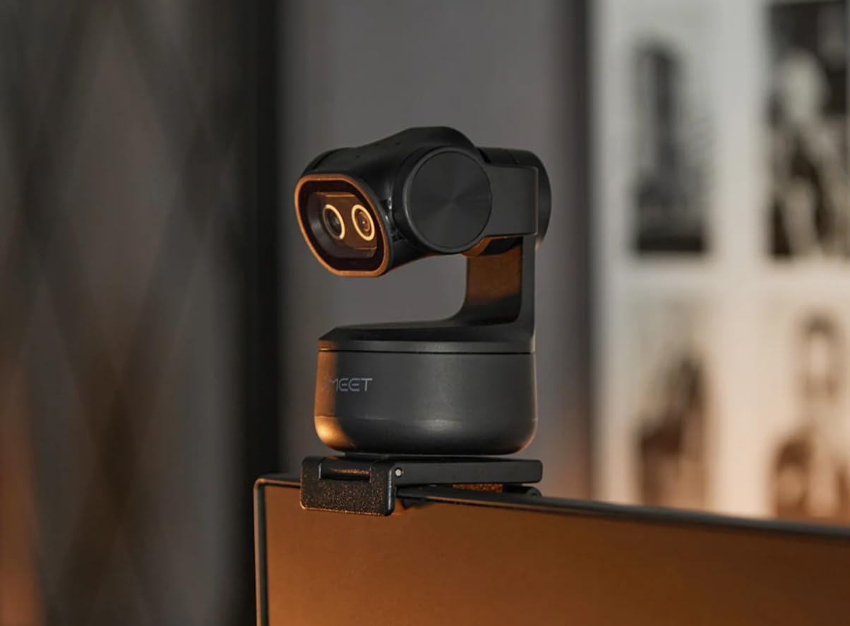 EMEET PIXY Dual-Camera AI-Powered PTZ Camera 4K with Tripod, AI Tracking, PDAF&AI Autofocus 0.2s, 1/2.55'' Sony Sensor, 3 Mics, Presets, 4K Webcam for Streaming, OBS/Twitch/Switch 2 Compatible customer photo 2