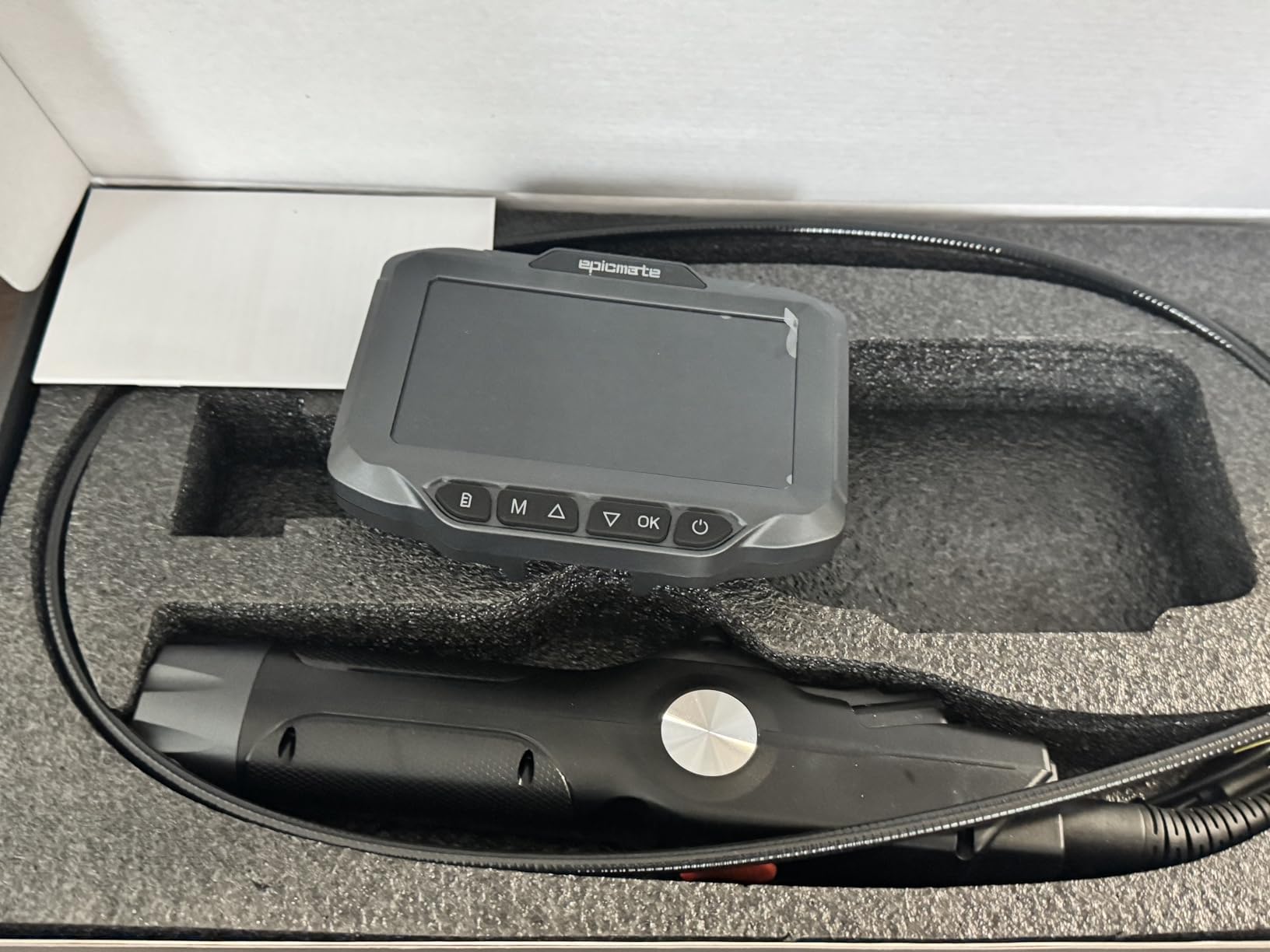 Epicmate Two-Way Articulating Borescope,0.24in Probe, 5