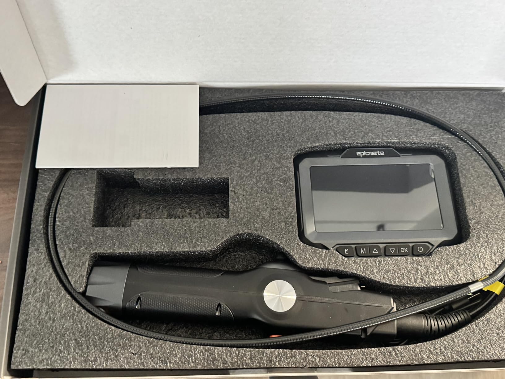 Epicmate Two-Way Articulating Borescope,0.24in Probe, 5