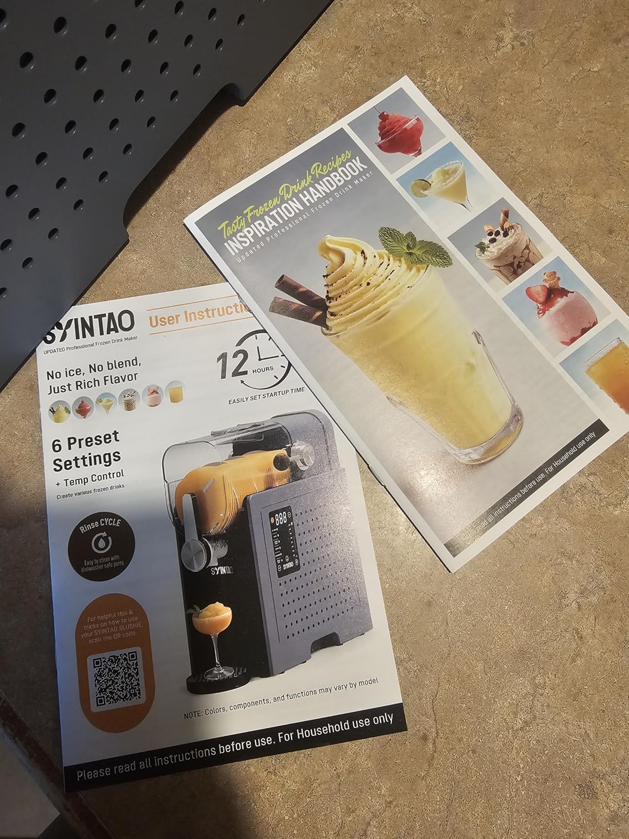 SYINTAO 2-in-1 Slushie & Soft Serve Ice Cream Maker, 96oz Vessel No-Ice-Needed Frozen Drink Machine with LED Display, 6 Preset Modes, Auto-Clean customer photo 1