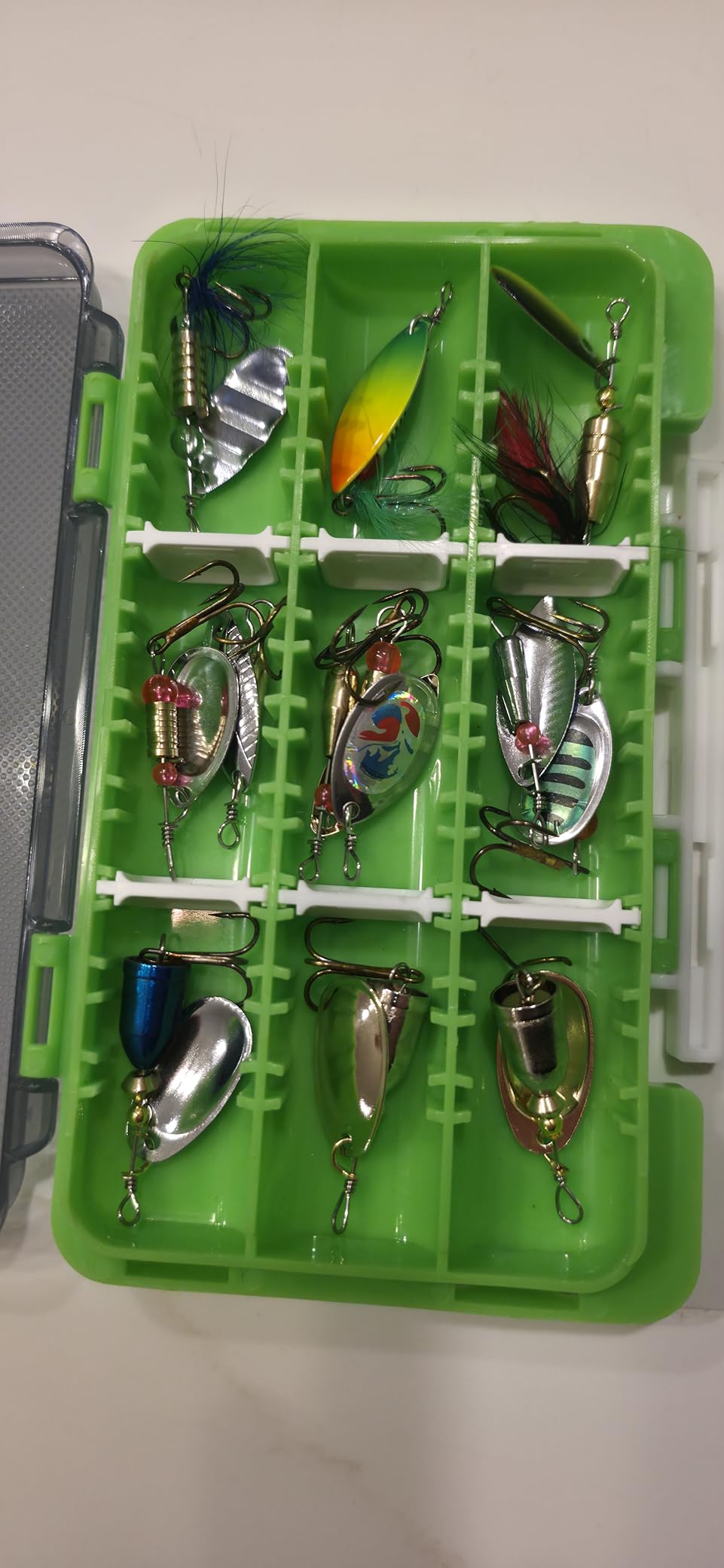 FONMANG Fishing Lure Spinner baits for Freshwater and Saltwater,2026 New Bass Trout Fishing Lures Also for Crappie Salmon Walleye Pike customer photo 1