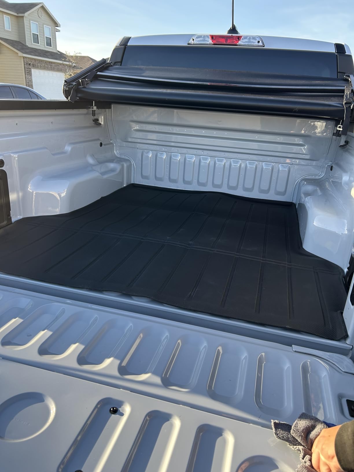 KARPAL Truck Bed Mat for 2017-2026 Ford F250 / F350 / F450 (6.75FT Bed), TPE All Weather Truck Bed Liner Cargo Trunk Accessories Pickup Liner customer photo 2