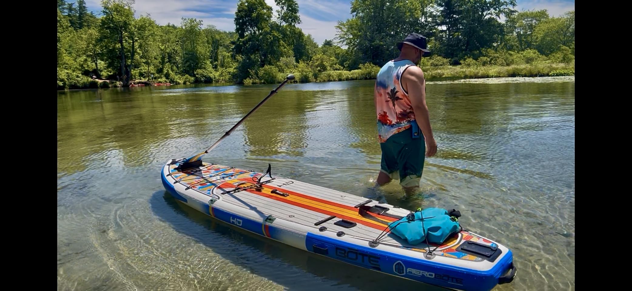 BOTE HD Aero Inflatable Stand Up Paddle Board - MAGNEPod Compatible Blow Up iSUP with Paddle Travel Backpack customer photo 2