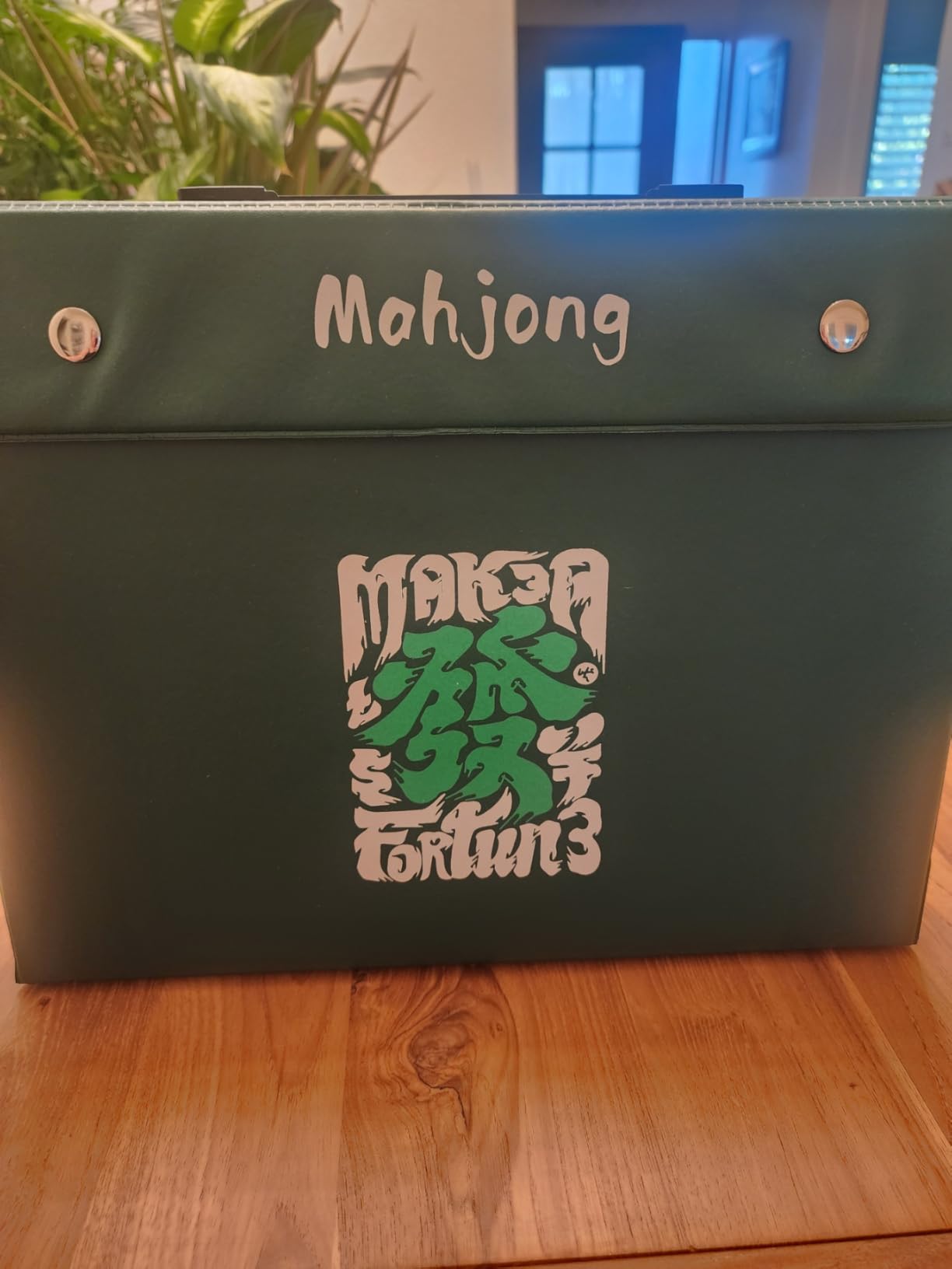 Pycoal Traditional Chinese Mahjong Tile Set, 1.4'' Melamine Mahjong Tiles Premium 146PCS Mahjong Set with Portable Carrying Case, Instruction Manual, Dice Set customer photo 2