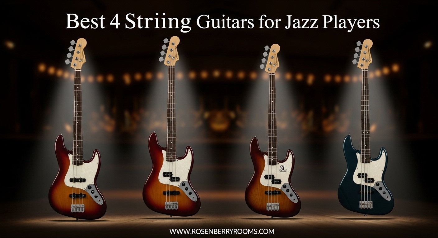 Best 4 String Bass Guitars for Jazz Players