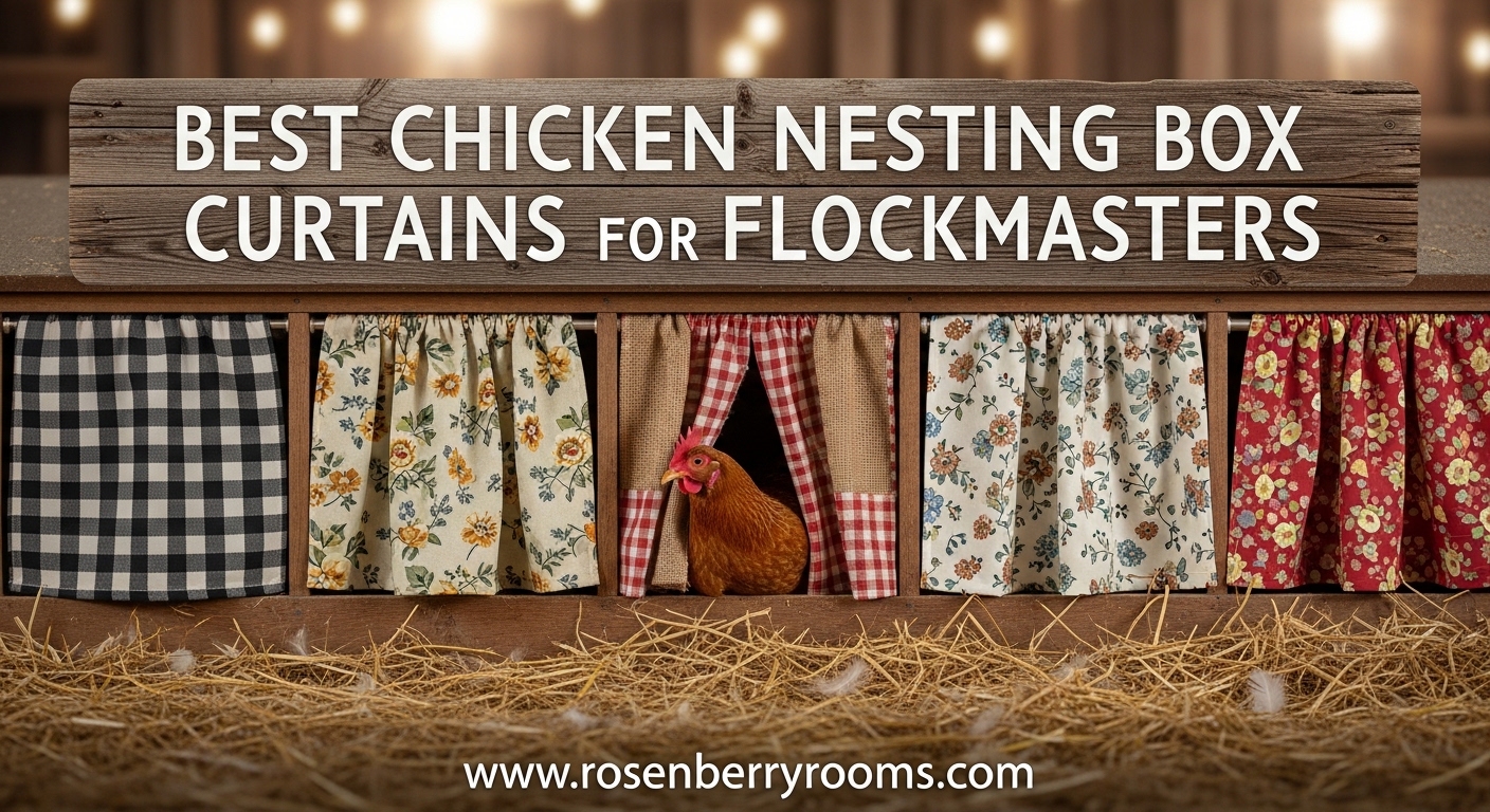 Best Chicken Nesting Box Curtains for Flockmasters