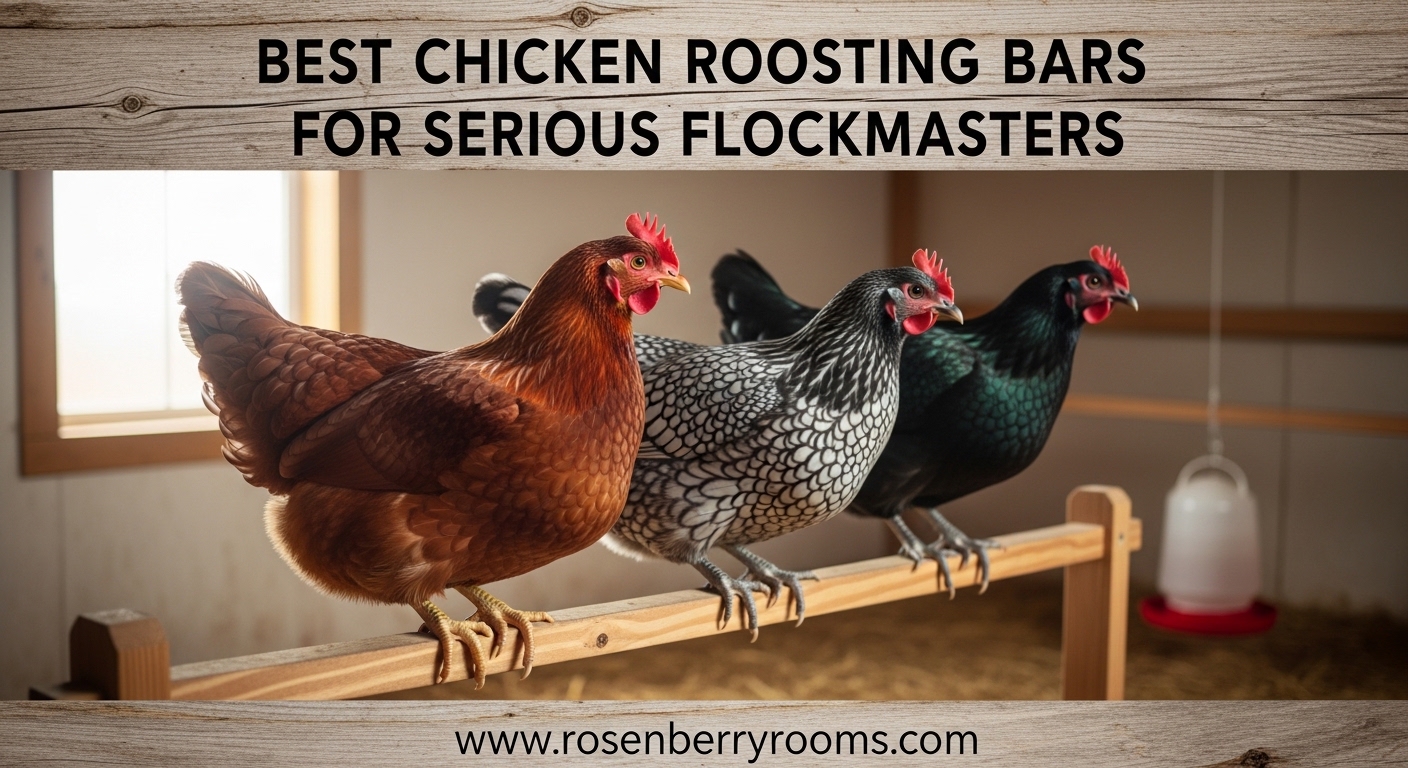 Best Chicken Roosting Bars for Serious Flockmasters