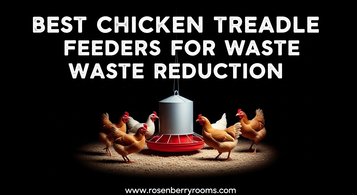 Best Chicken Treadle Feeders for Waste Reduction