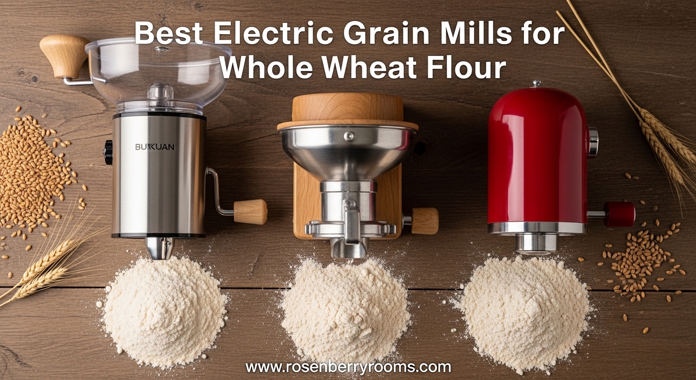 Best Electric Grain Mills for Whole Wheat Flour