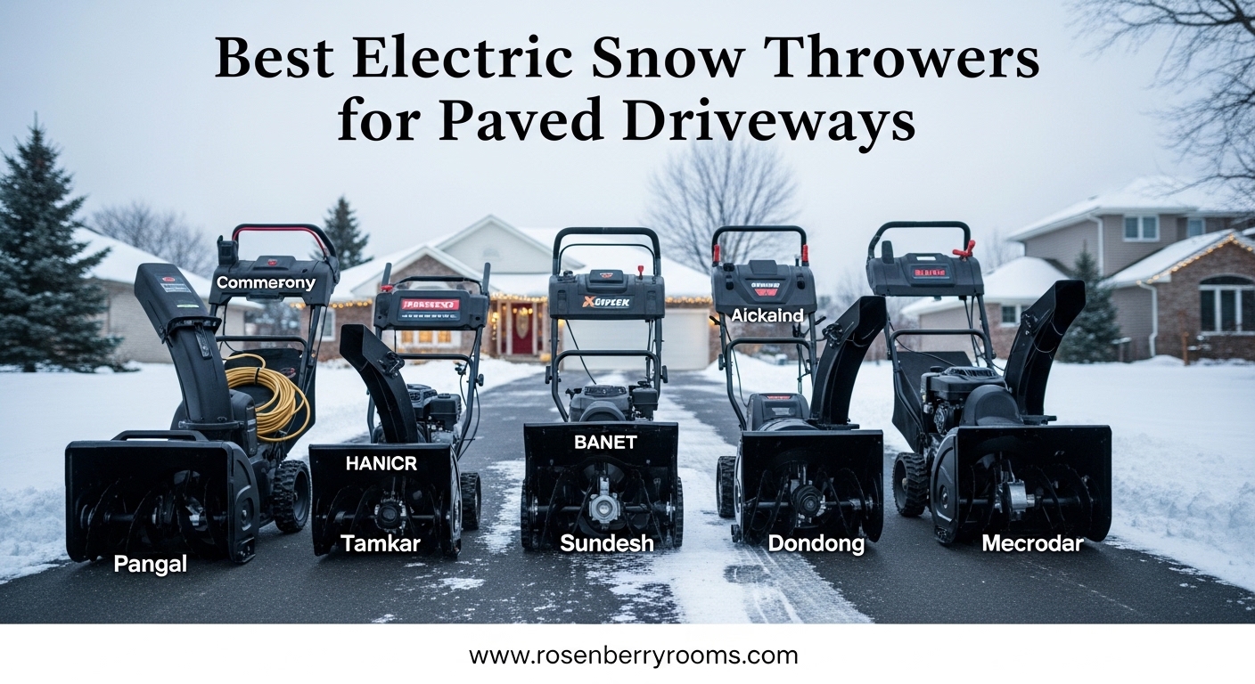 Best Electric Snow Throwers for Paved Driveways