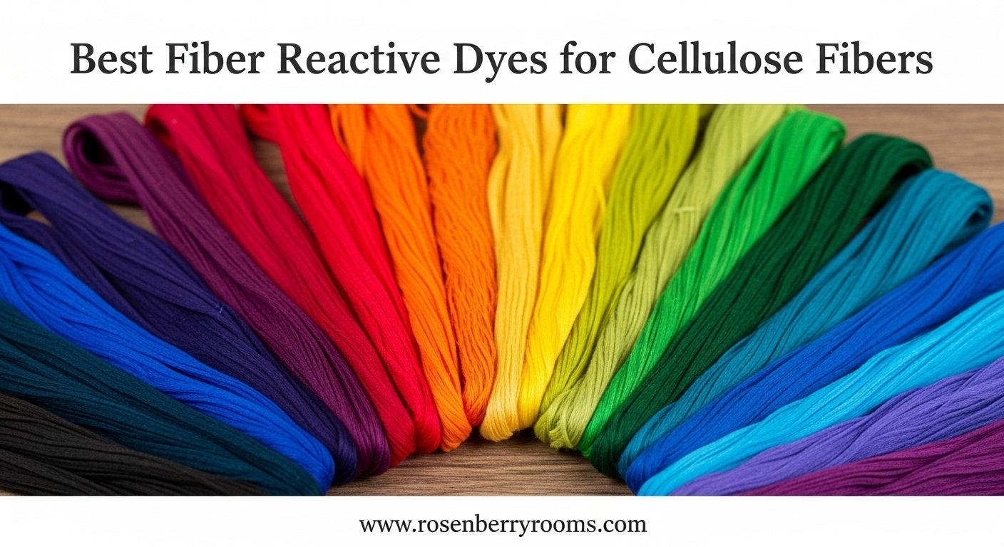 Best Fiber Reactive Dyes for Cellulose Fibers