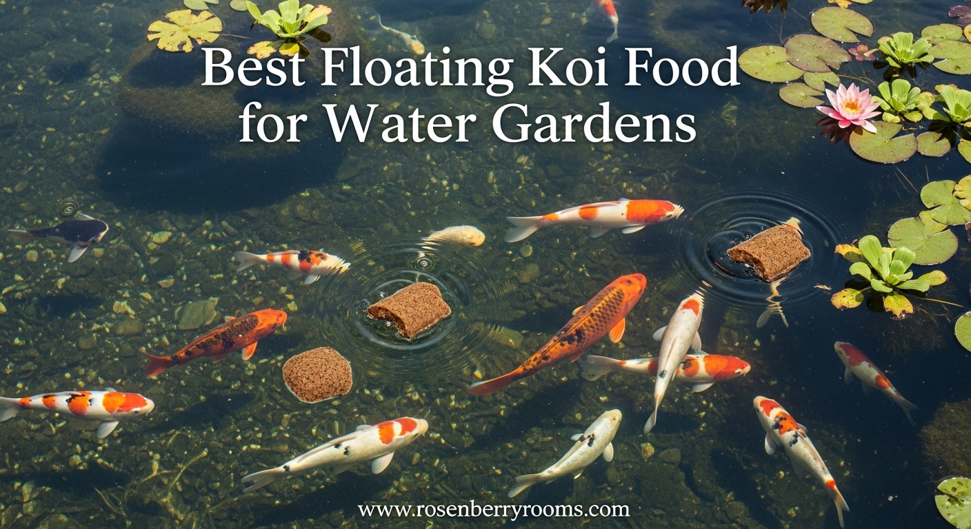 Best Floating Koi Food for Water Gardens