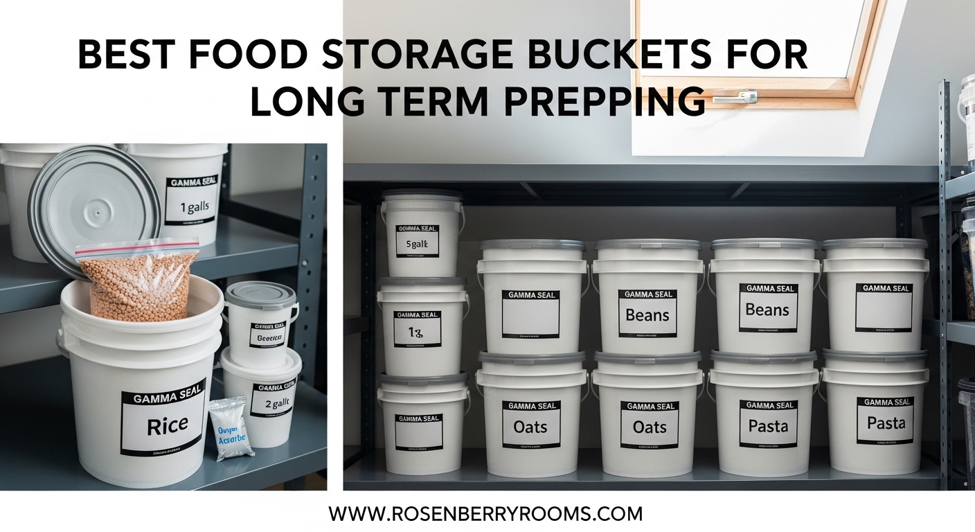 Best Food Storage Buckets for Long Term Prepping