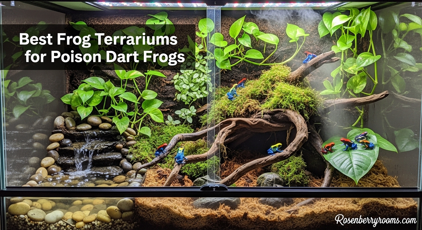 Best Frog Terrariums for Poison Dart Frogs