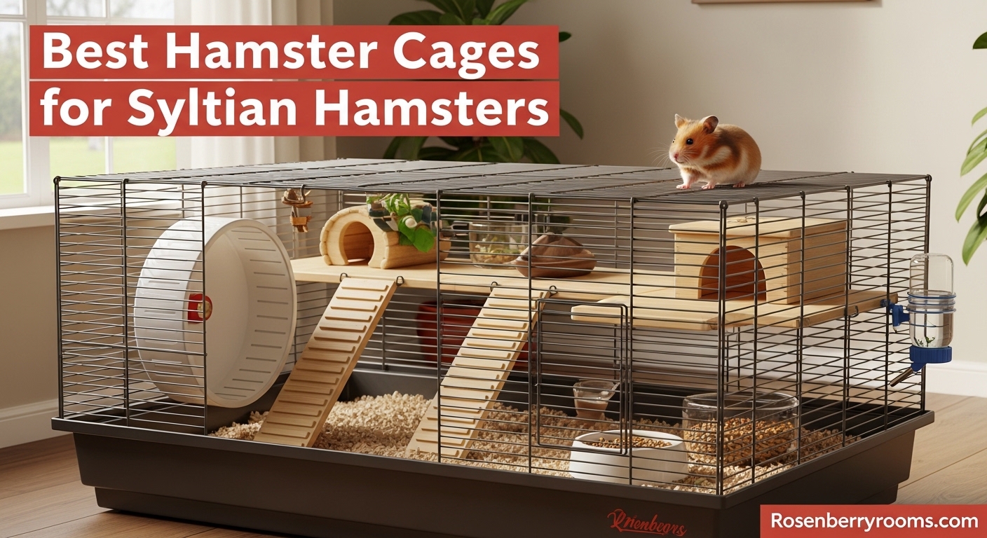 Best Hamster Cages for Syrian Hamsters