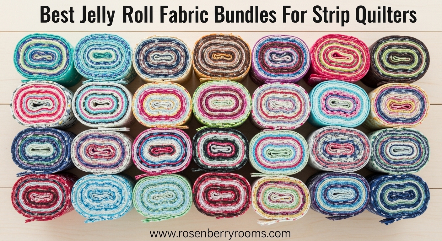 Best Jelly Roll Fabric Bundles For Strip Quilters