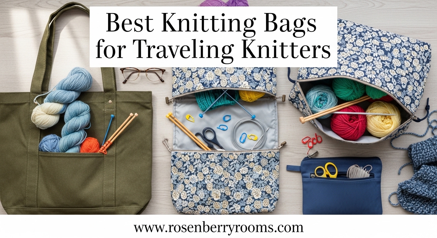 Best Knitting Bags for Traveling Knitters