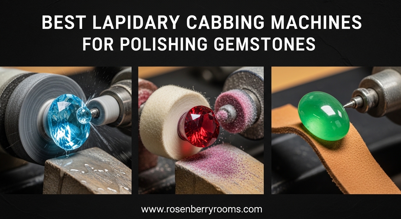 Best Lapidary Cabbing Machines for Polishing Gemstones