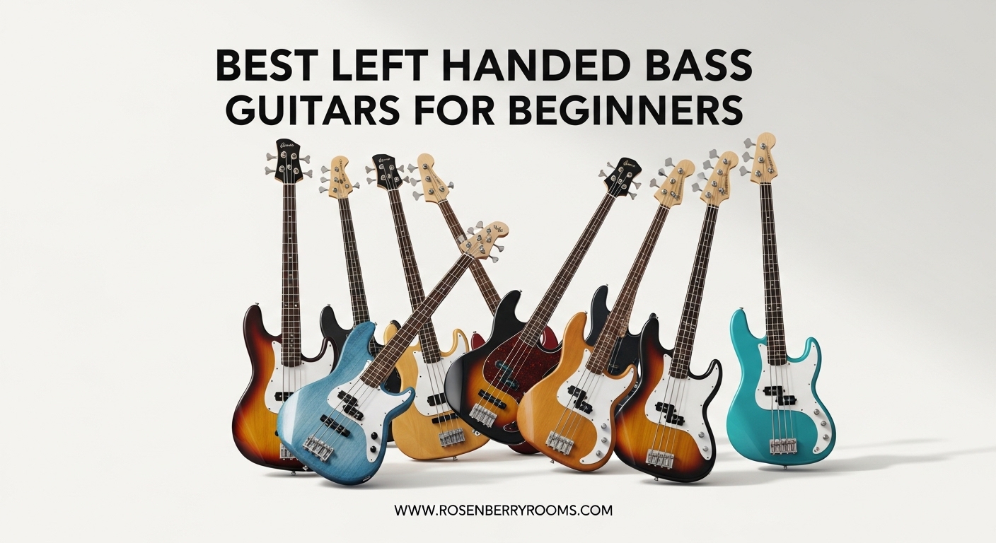 Best Left Handed Bass Guitars for Beginners