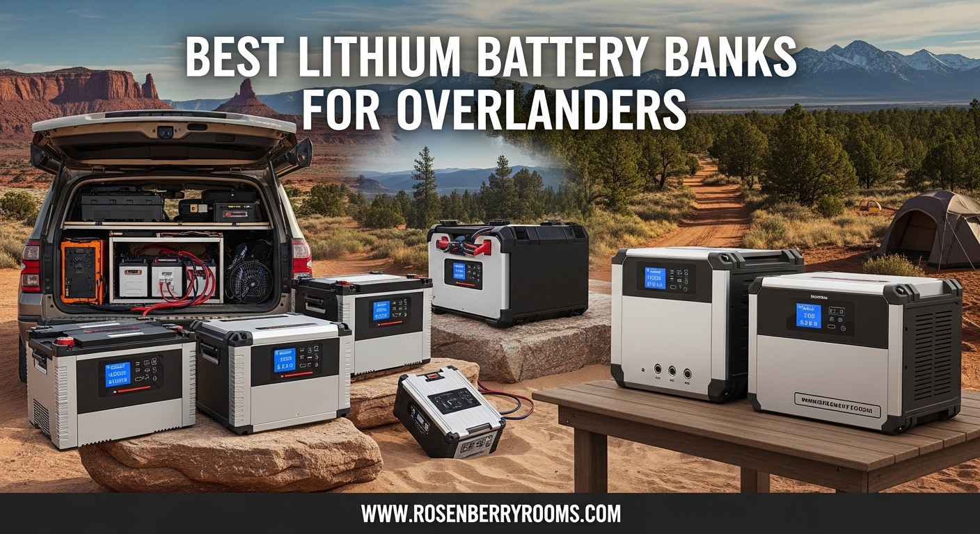Best Lithium Battery Banks for Overlanders
