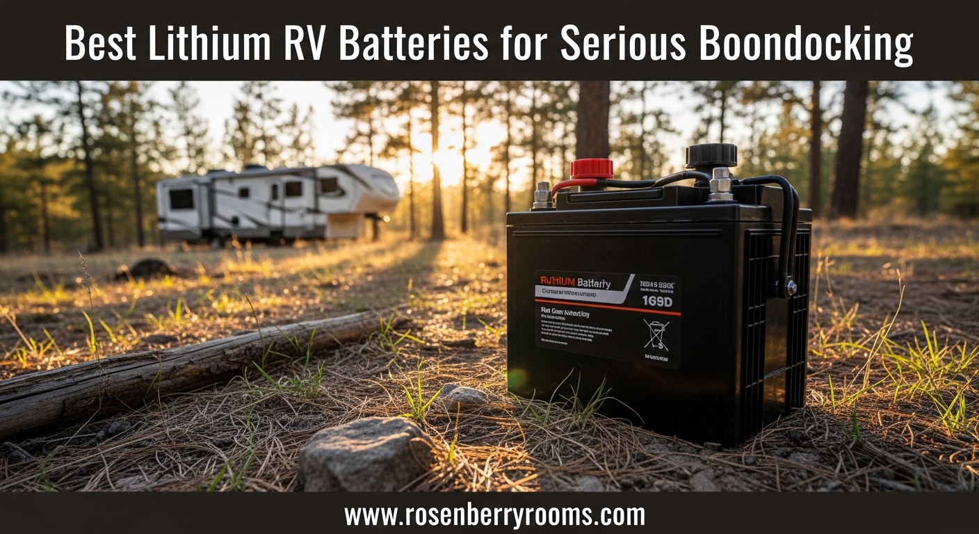 Best Lithium RV Batteries for Serious Boondocking