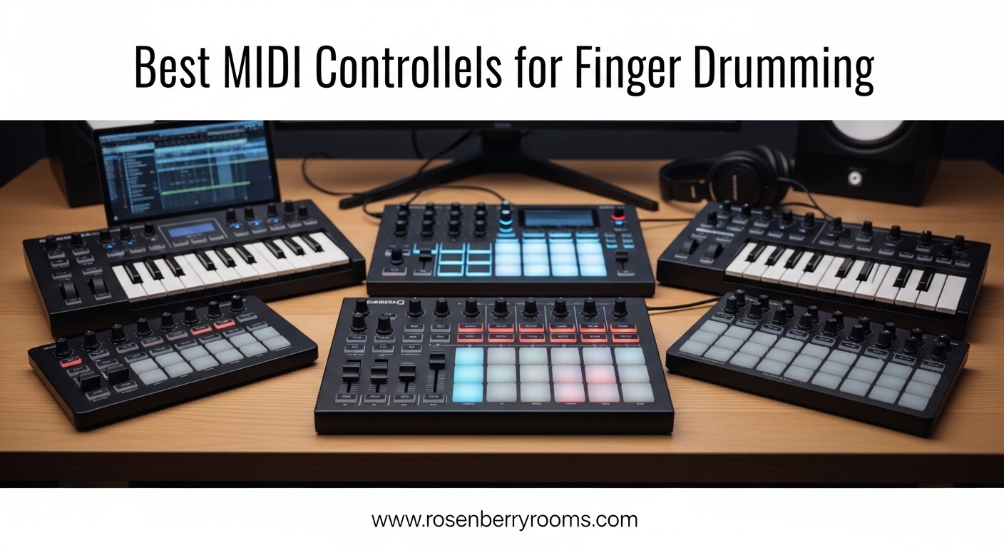 Best MIDI Controllers for Finger Drumming
