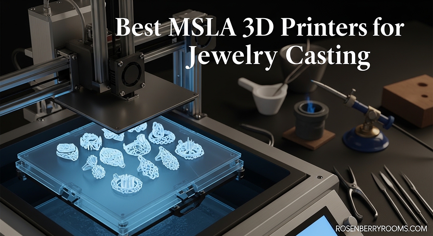 Best MSLA 3D Printers for Jewelry Casting