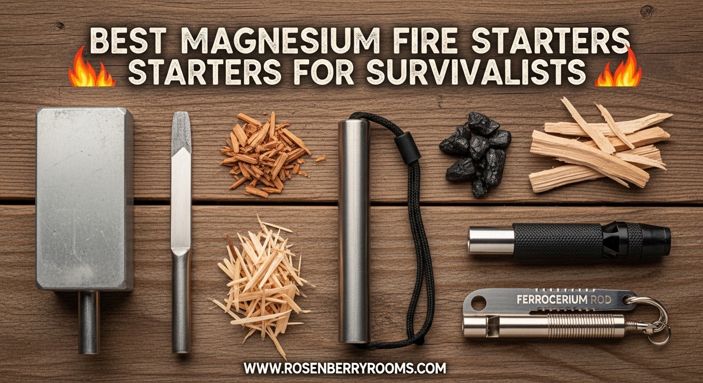 Best Magnesium Fire Starters for Survivalists