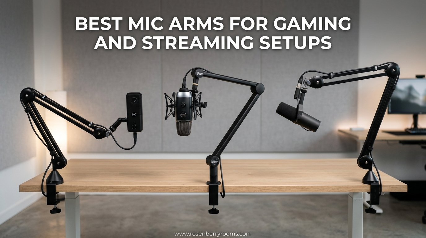 Best Mic Arms for Gaming and Streaming Setups