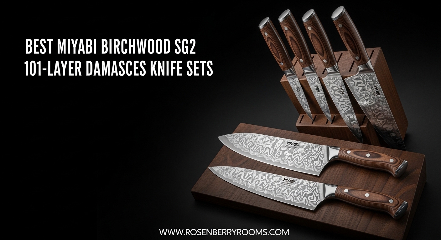 Best Miyabi Birchwood SG2 101-Layer Damascus Knife Sets