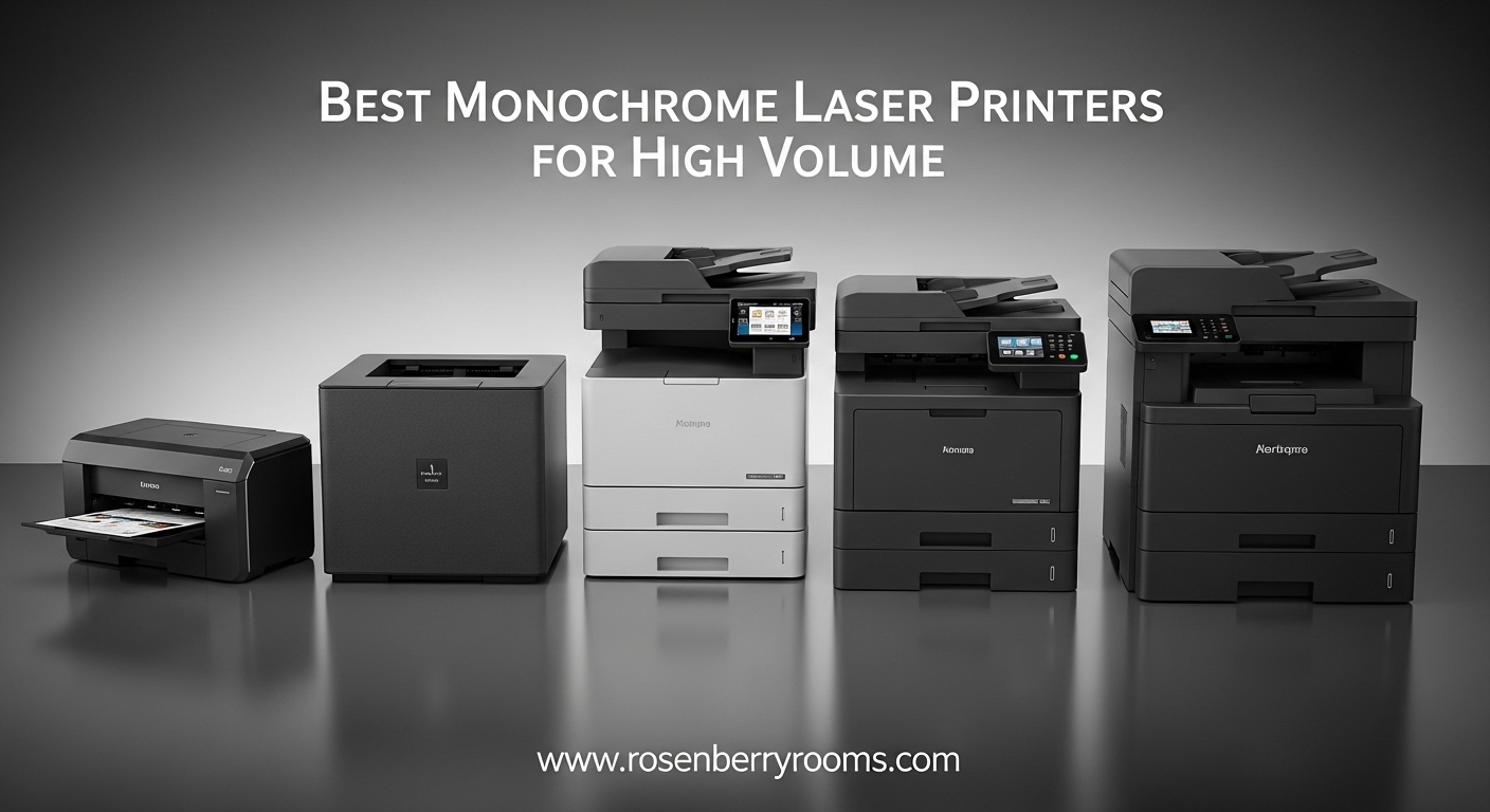 Best Monochrome Laser Printers for High Volume