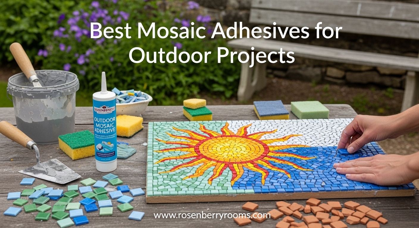 Best Mosaic Adhesives for Outdoor Projects