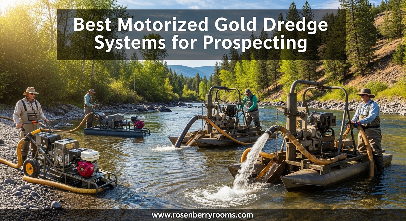 Best Motorized Gold Dredge Systems for Prospecting