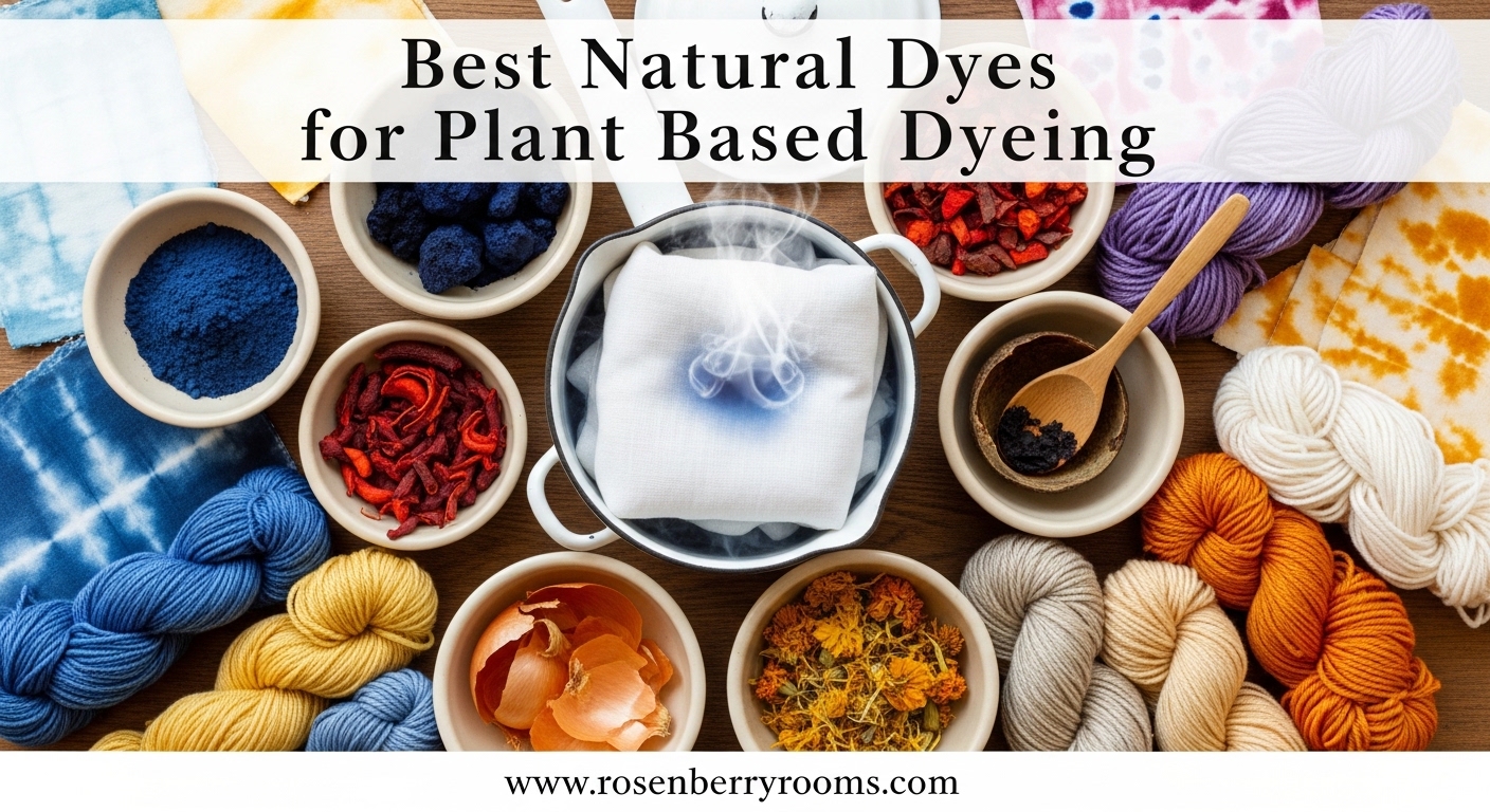 Best Natural Dyes for Plant Based Dyeing