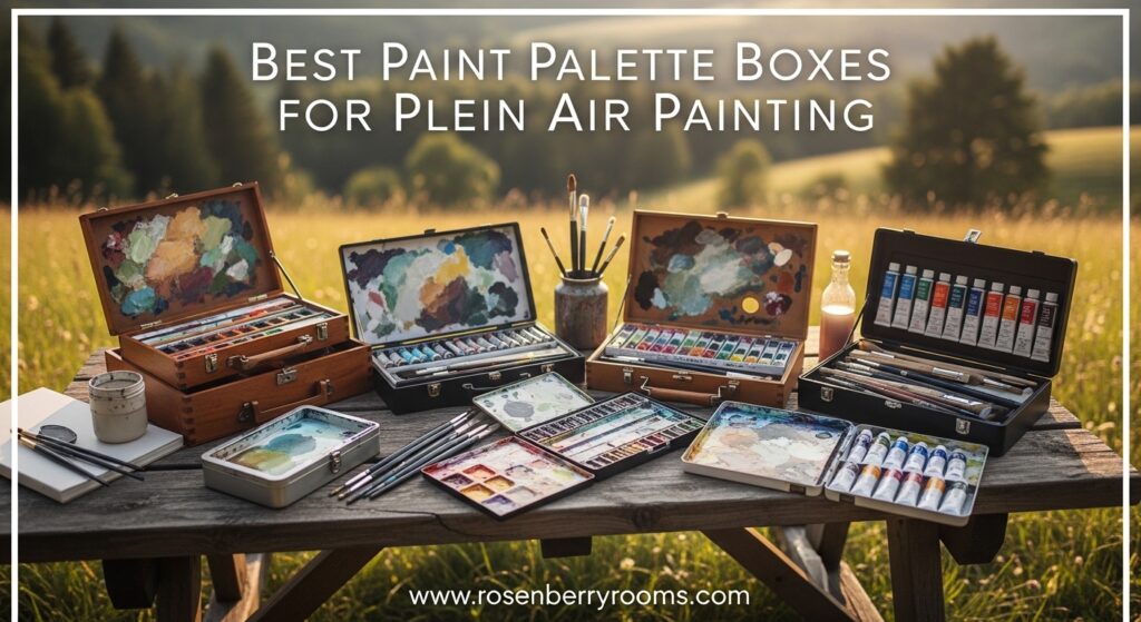 The current image has no alternative text. The file name is: Best-Paint-Palette-Boxes-for-Plein-Air-Painting.jpeg