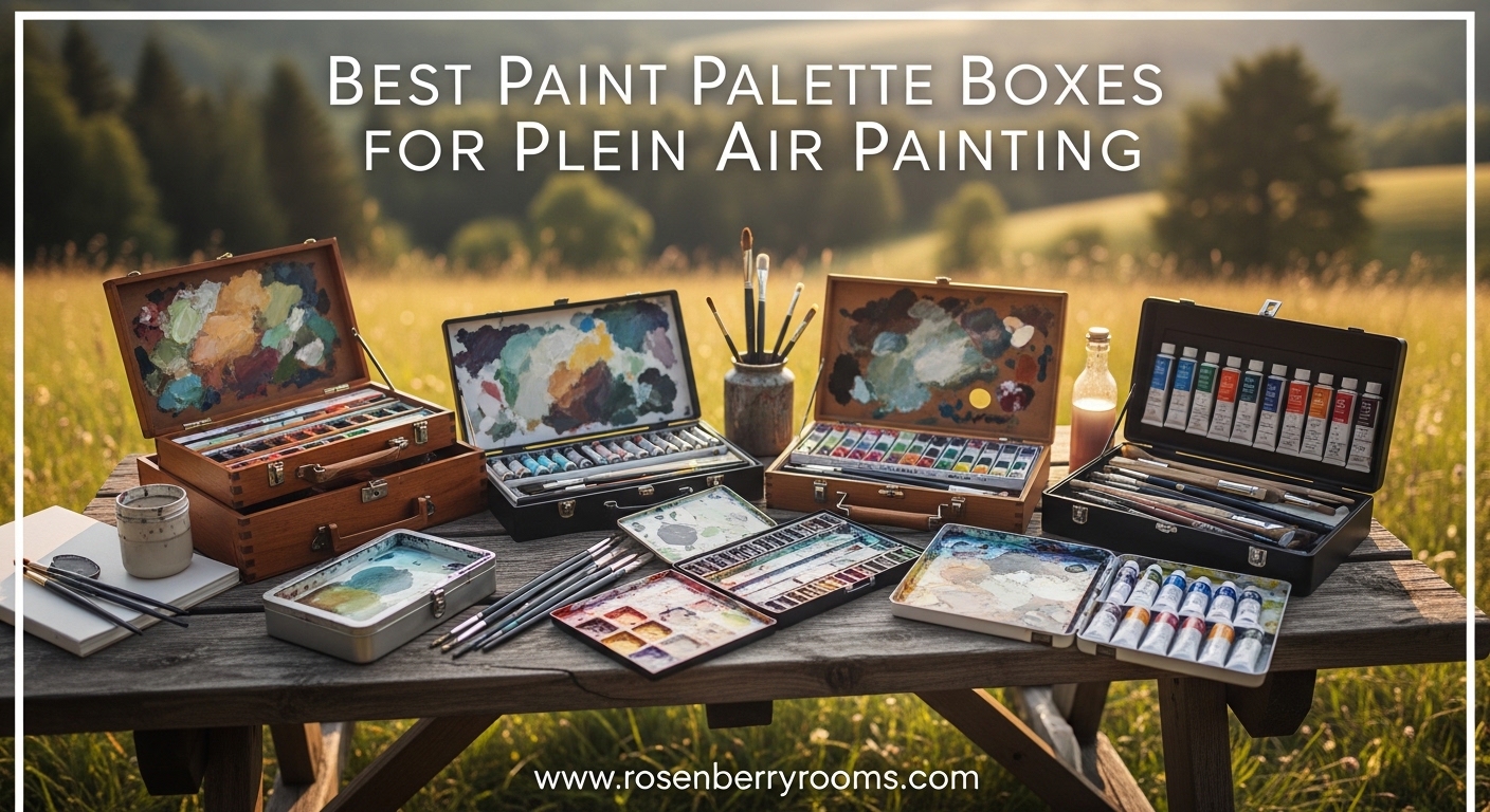 Best Paint Palette Boxes for Plein Air Painting
