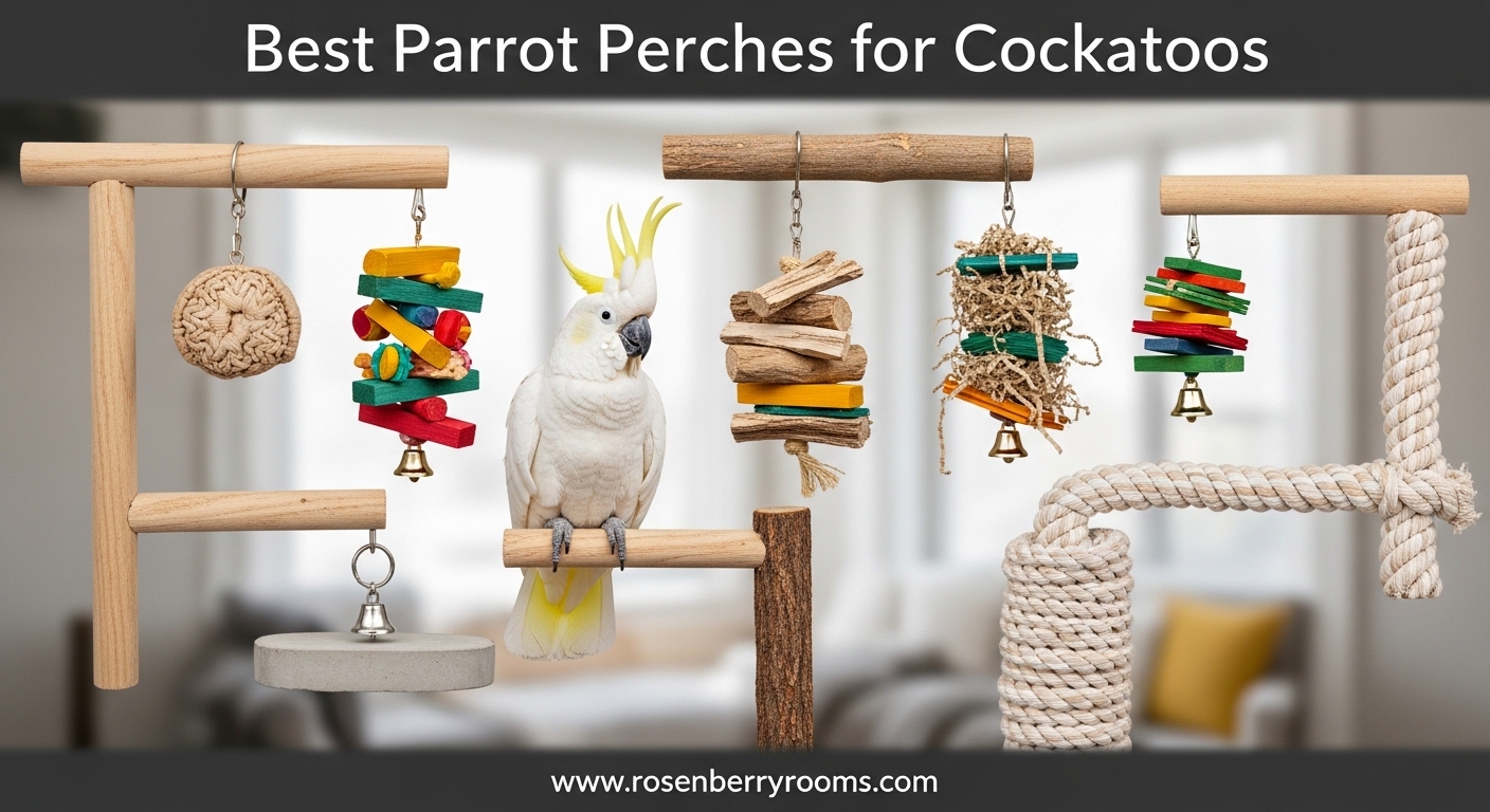 Best Parrot Perches for Cockatoos