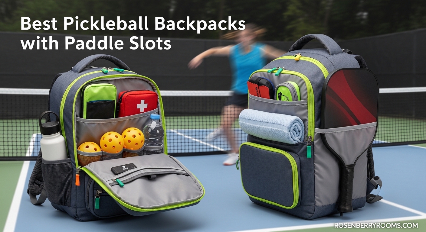 Best Pickleball Backpacks with Paddle Slots