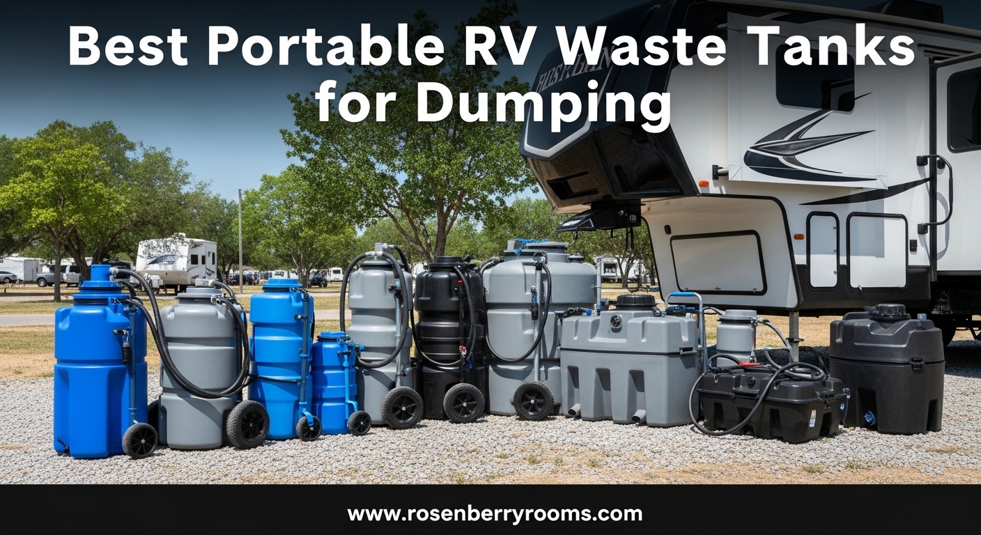 Best Portable RV Waste Tanks for Dumping